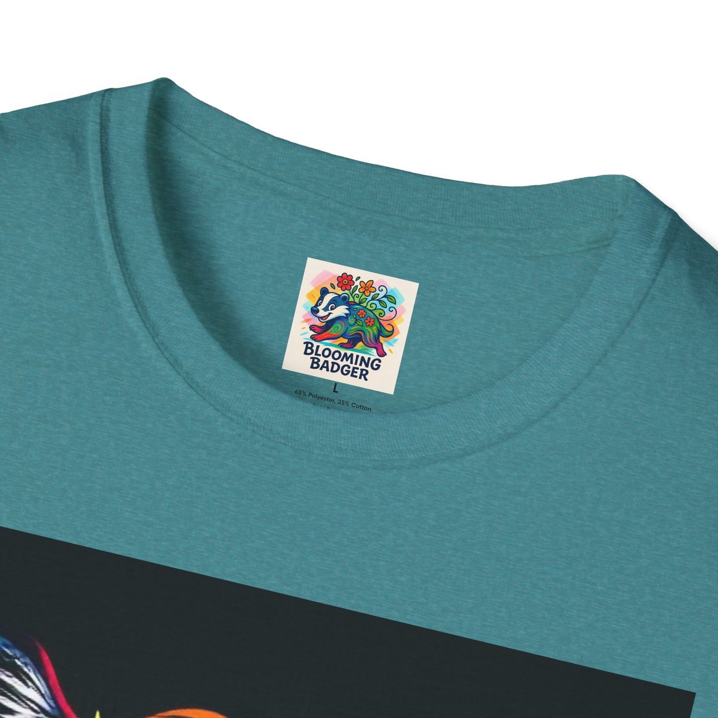 Rainbow Tiger Face T-Shirt