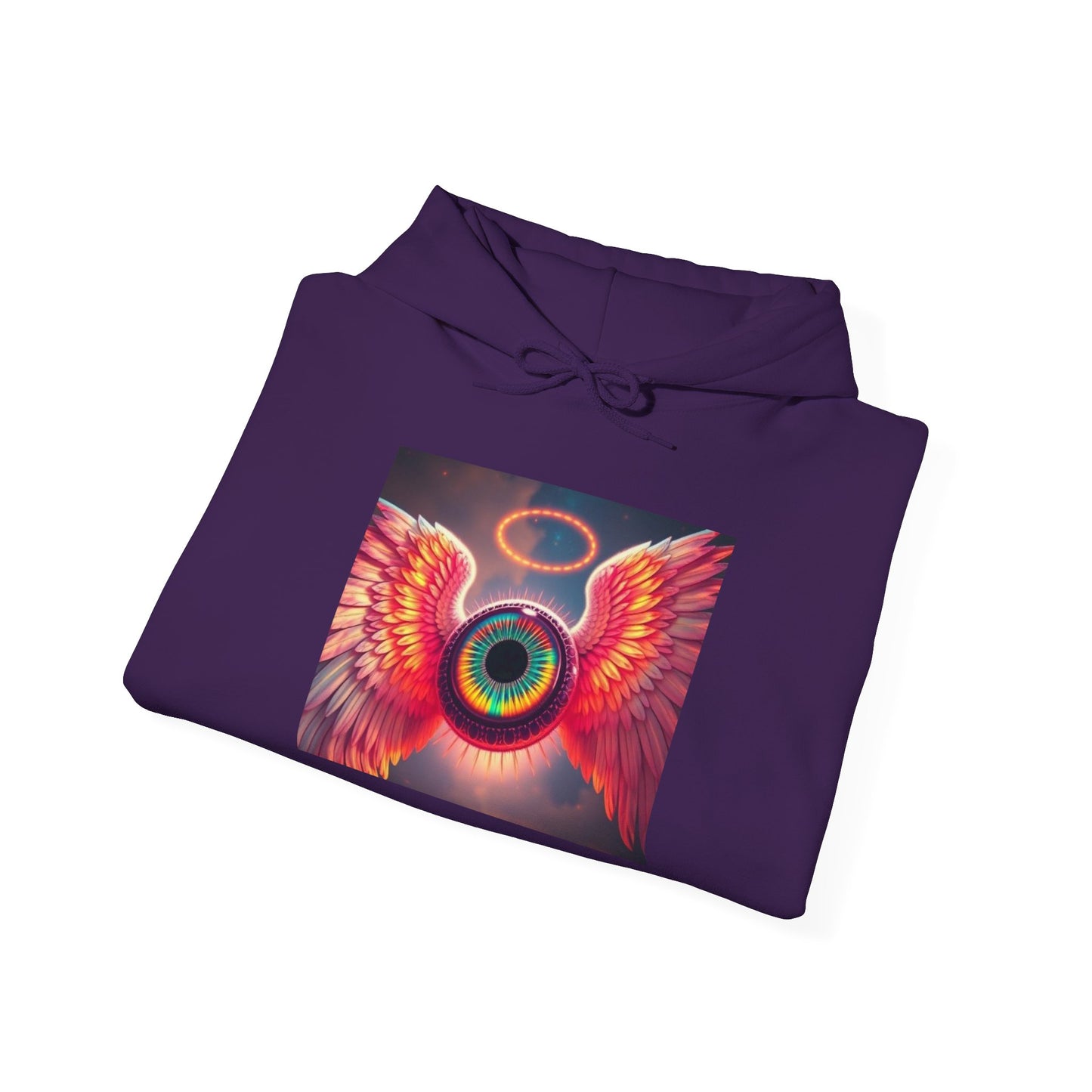 Hooded Sweatshirt - Angel Eye Design