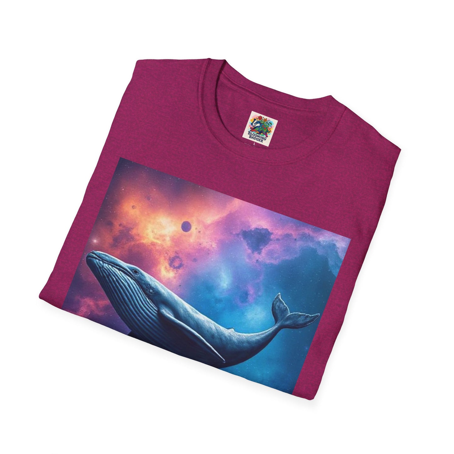 Space Whale Unisex T-Shirt - Cosmic Ocean Graphic Tee