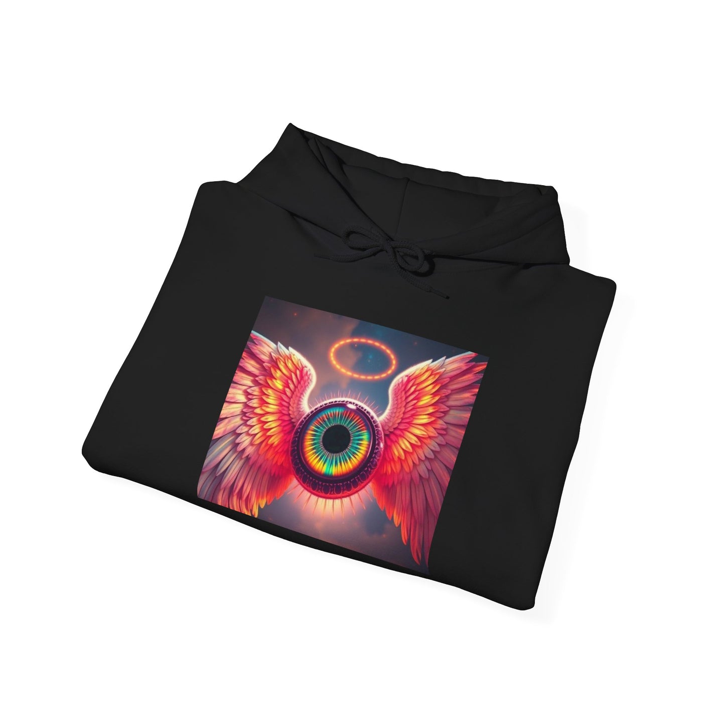 Hooded Sweatshirt - Angel Eye Design