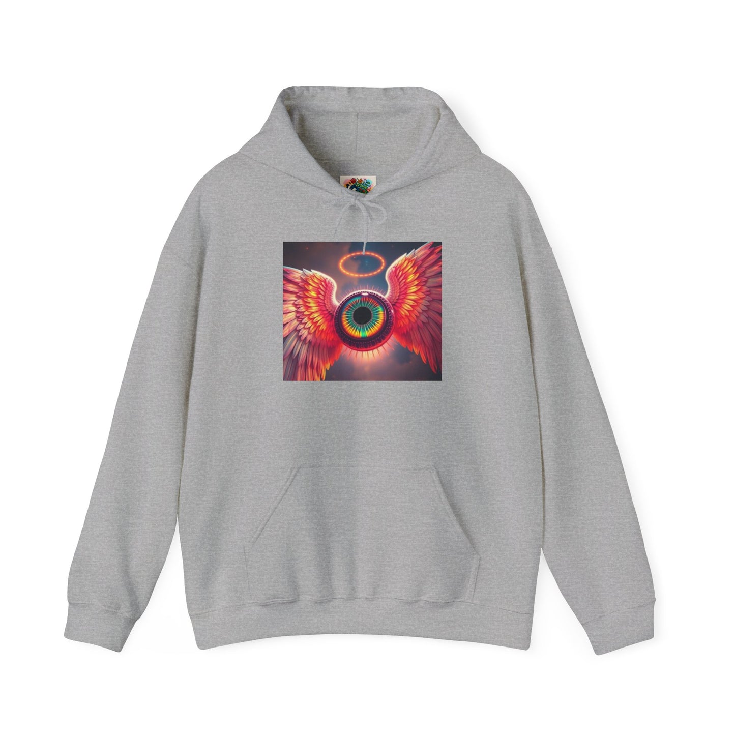 Hooded Sweatshirt - Angel Eye Design
