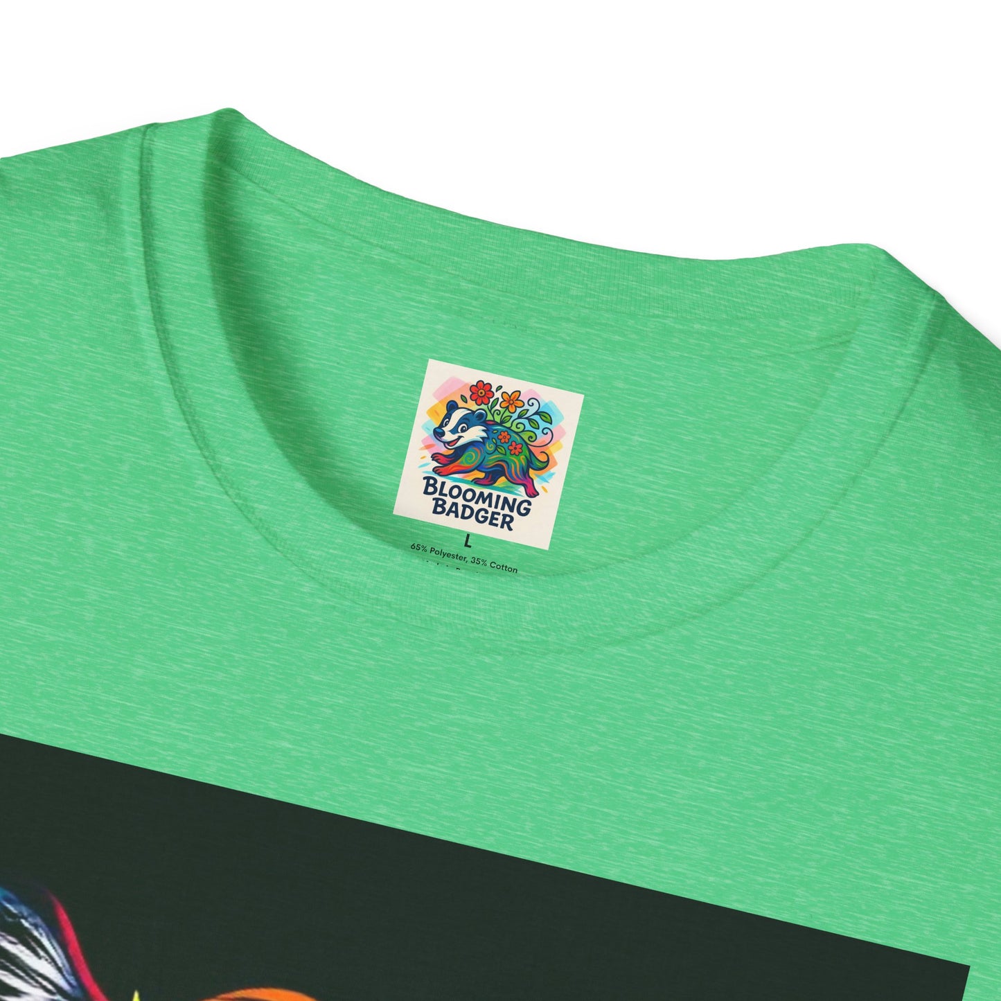 Rainbow Tiger Face T-Shirt
