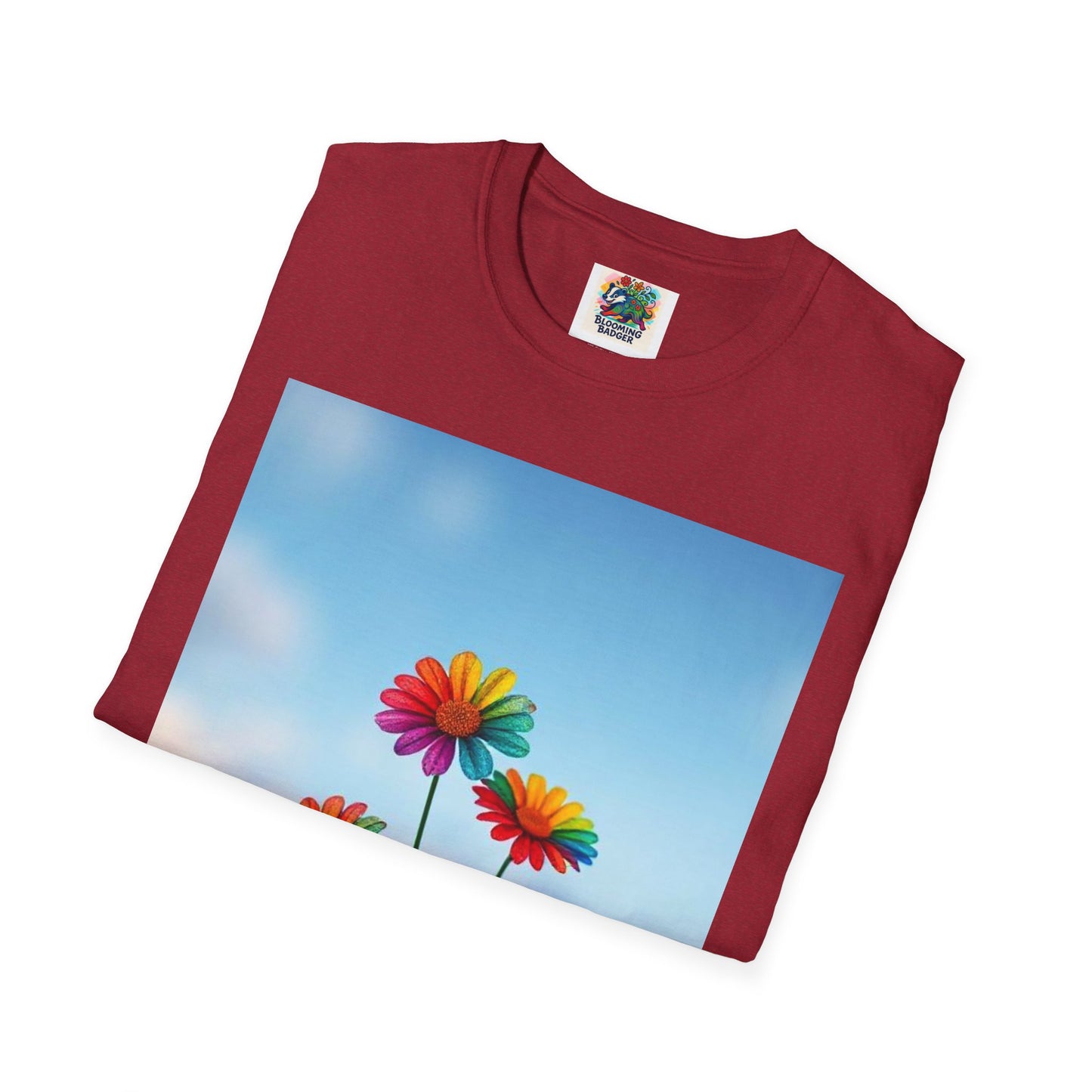 Rainbow Flowers T-Shirt