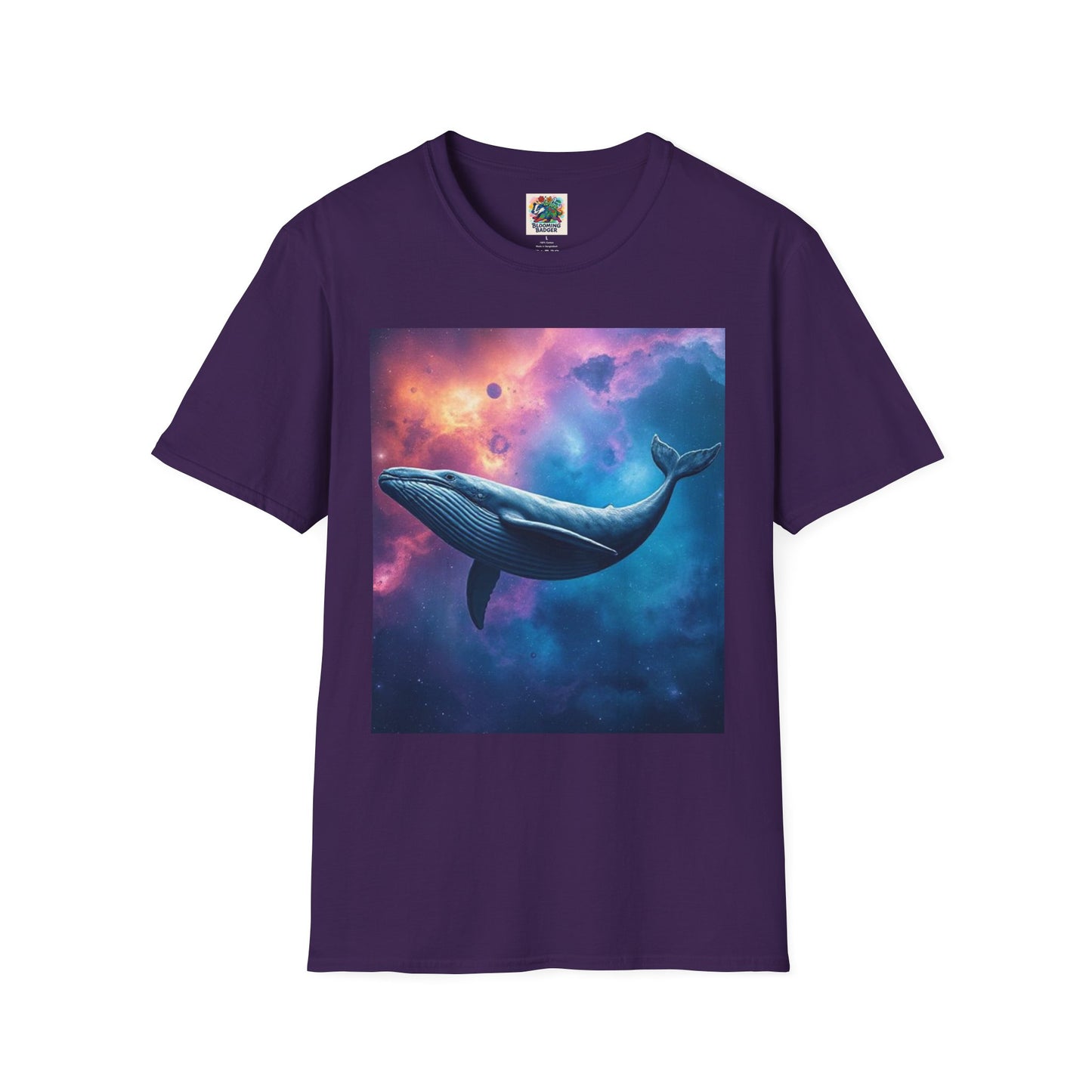 Space Whale Unisex T-Shirt - Cosmic Ocean Graphic Tee