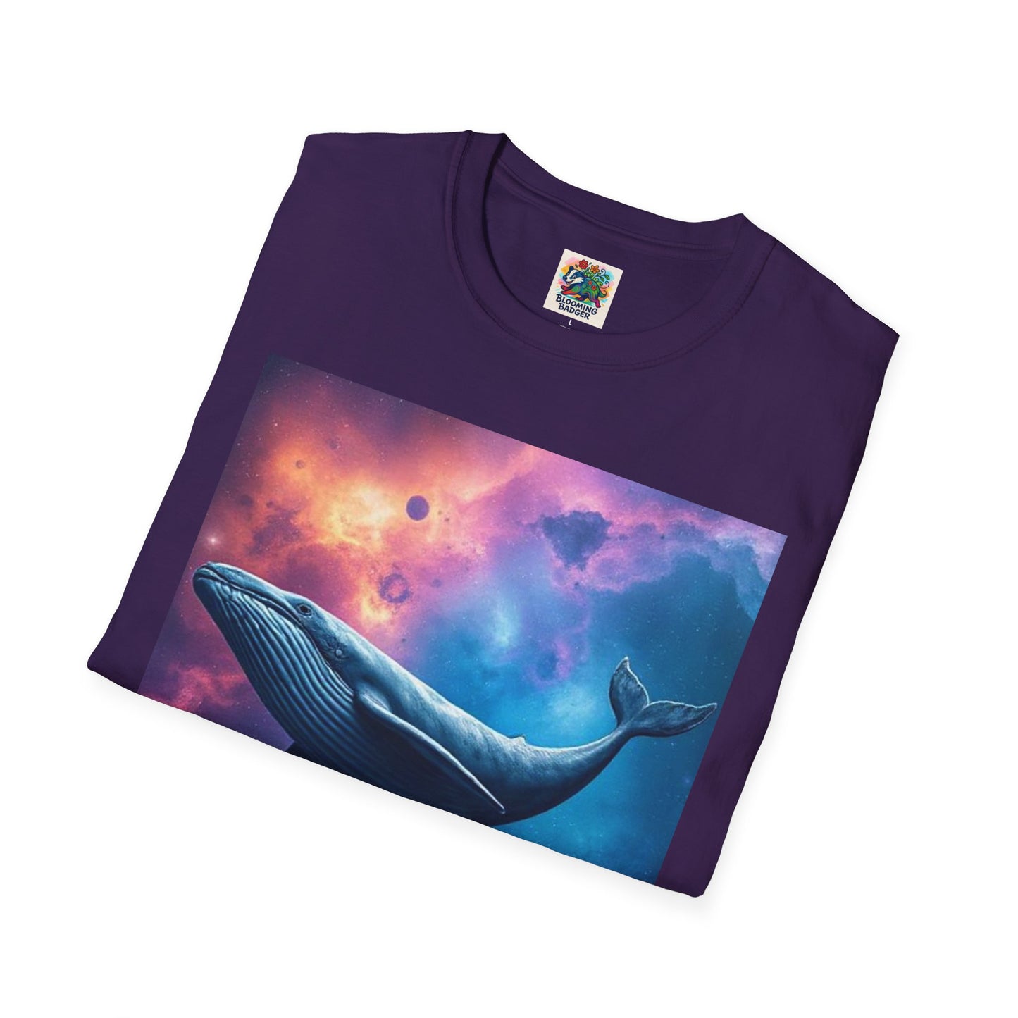 Space Whale Unisex T-Shirt - Cosmic Ocean Graphic Tee