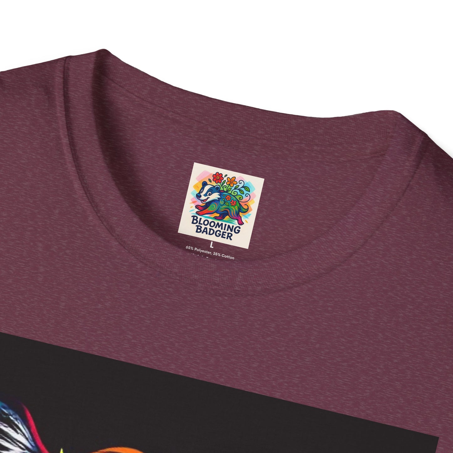 Rainbow Tiger Face T-Shirt