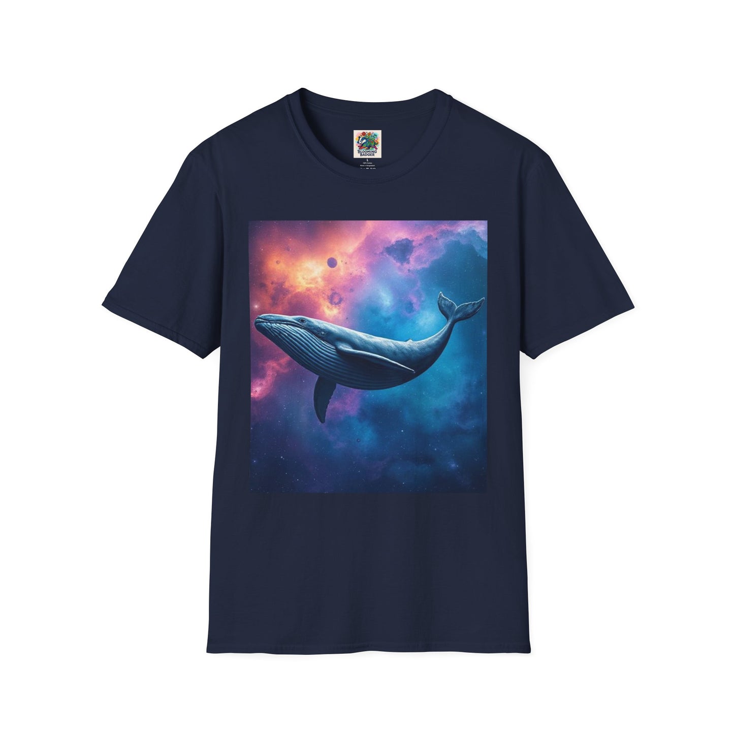 Space Whale Unisex T-Shirt - Cosmic Ocean Graphic Tee