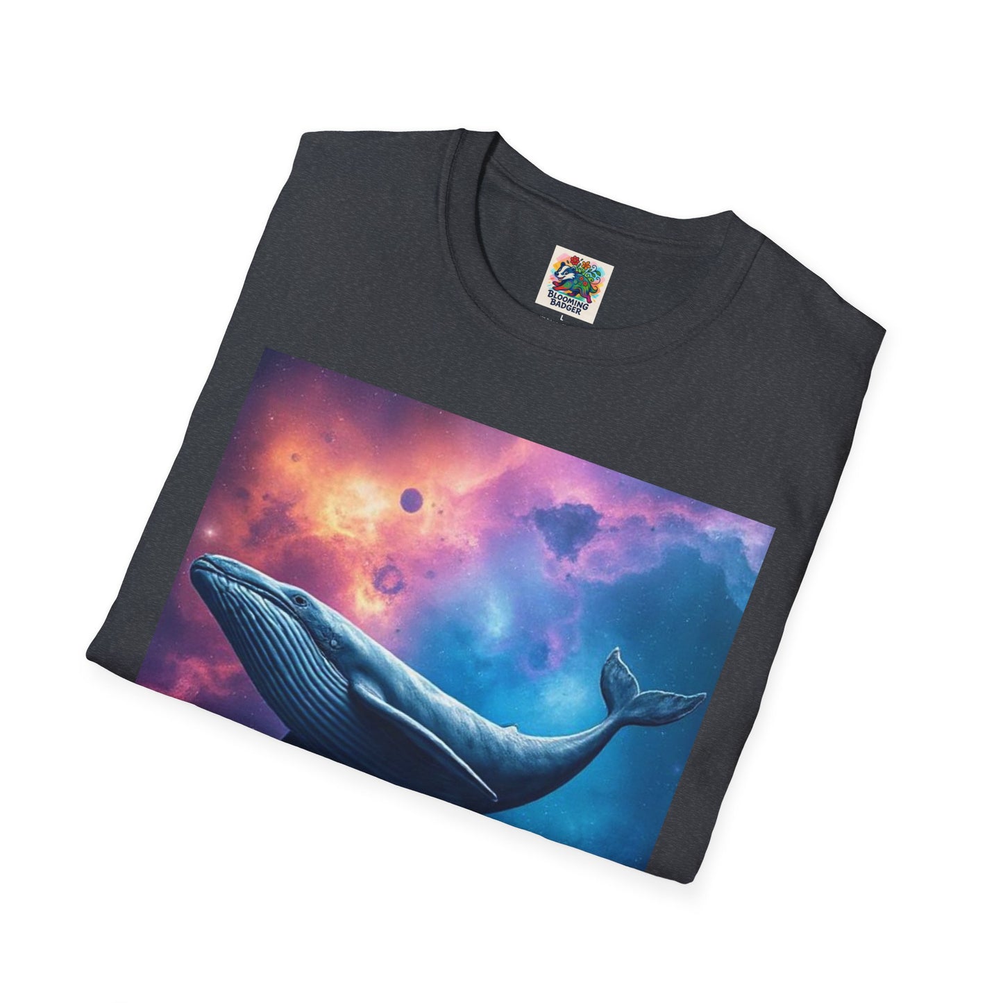 Space Whale Unisex T-Shirt - Cosmic Ocean Graphic Tee
