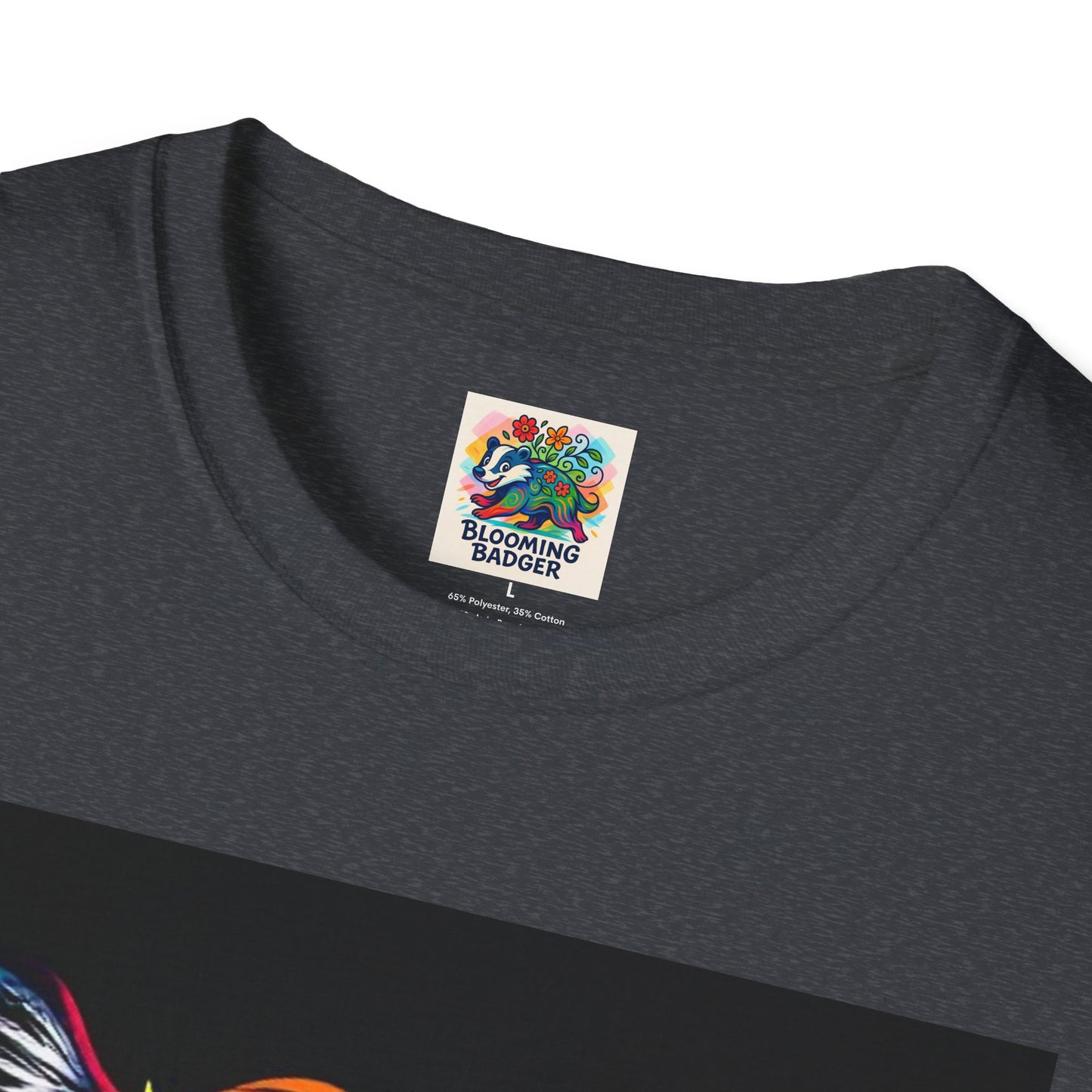 Rainbow Tiger Face T-Shirt