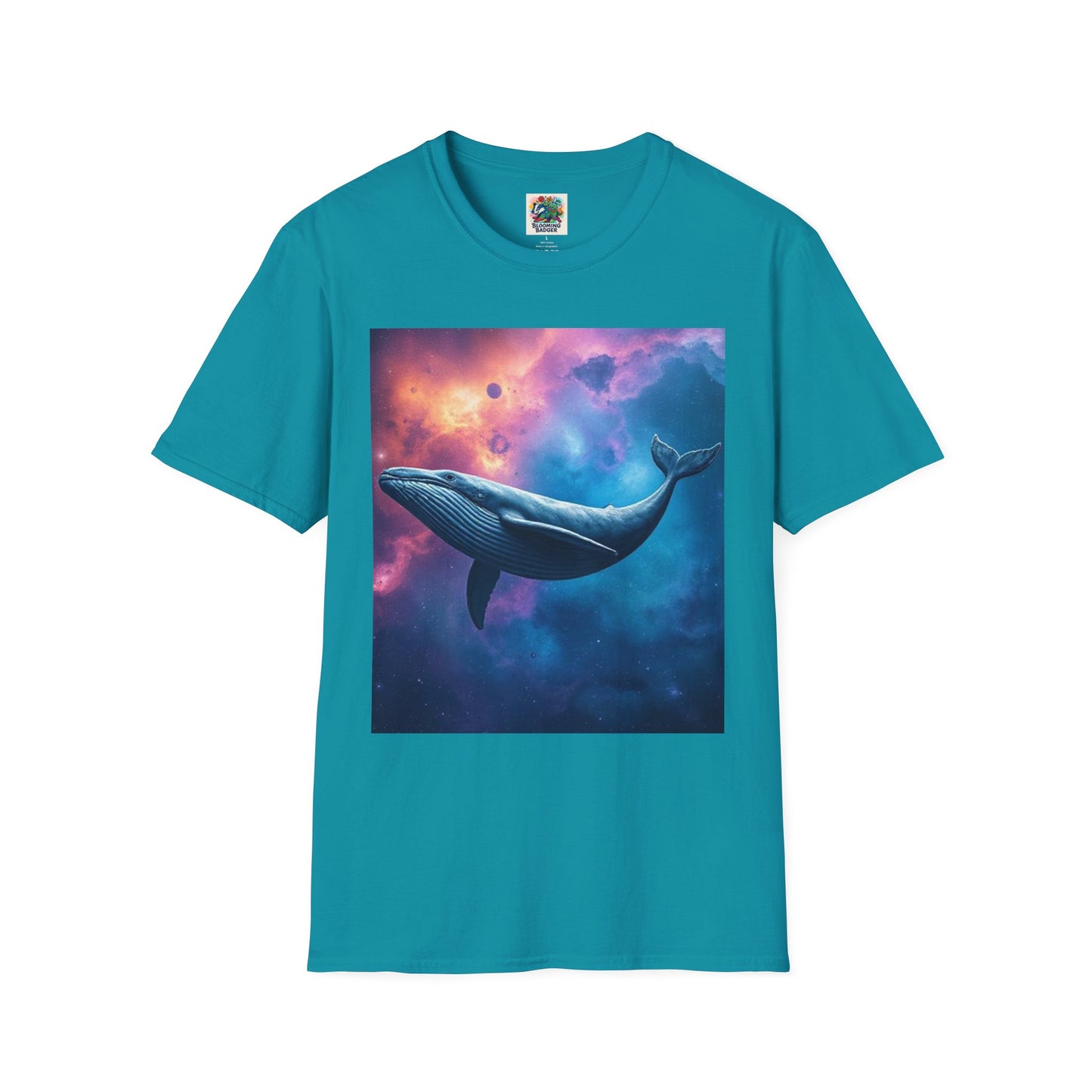 Space Whale Unisex T-Shirt - Cosmic Ocean Graphic Tee