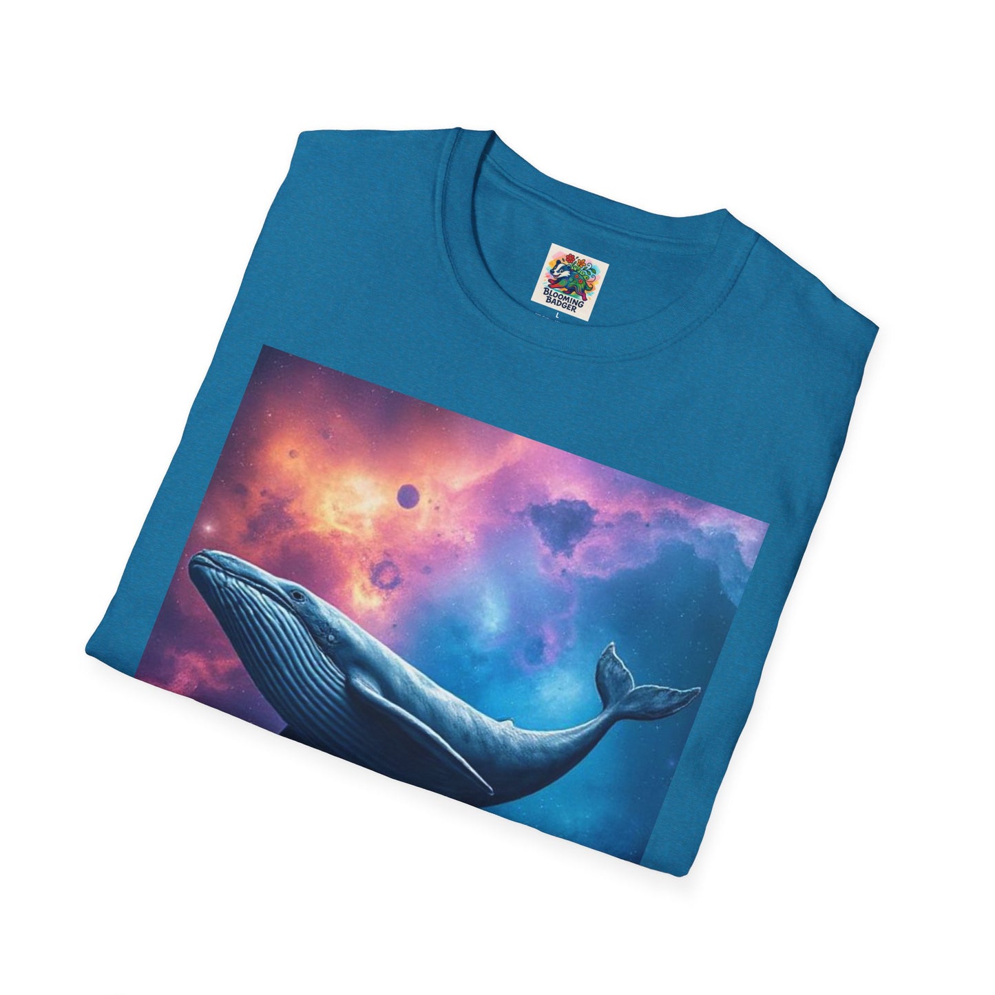 Space Whale Unisex T-Shirt - Cosmic Ocean Graphic Tee
