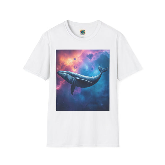 Space Whale Unisex T-Shirt - Cosmic Ocean Graphic Tee