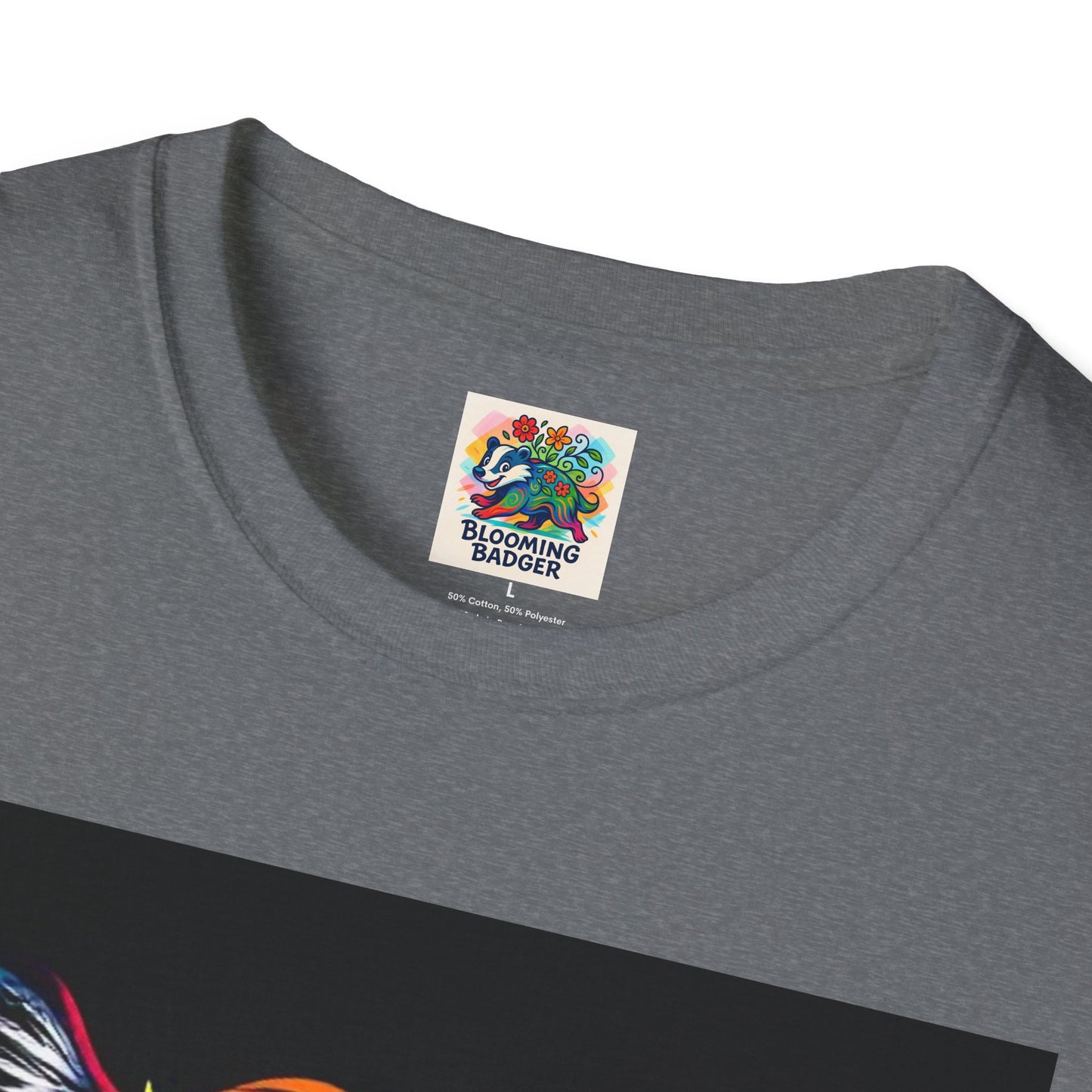 Rainbow Tiger Face T-Shirt