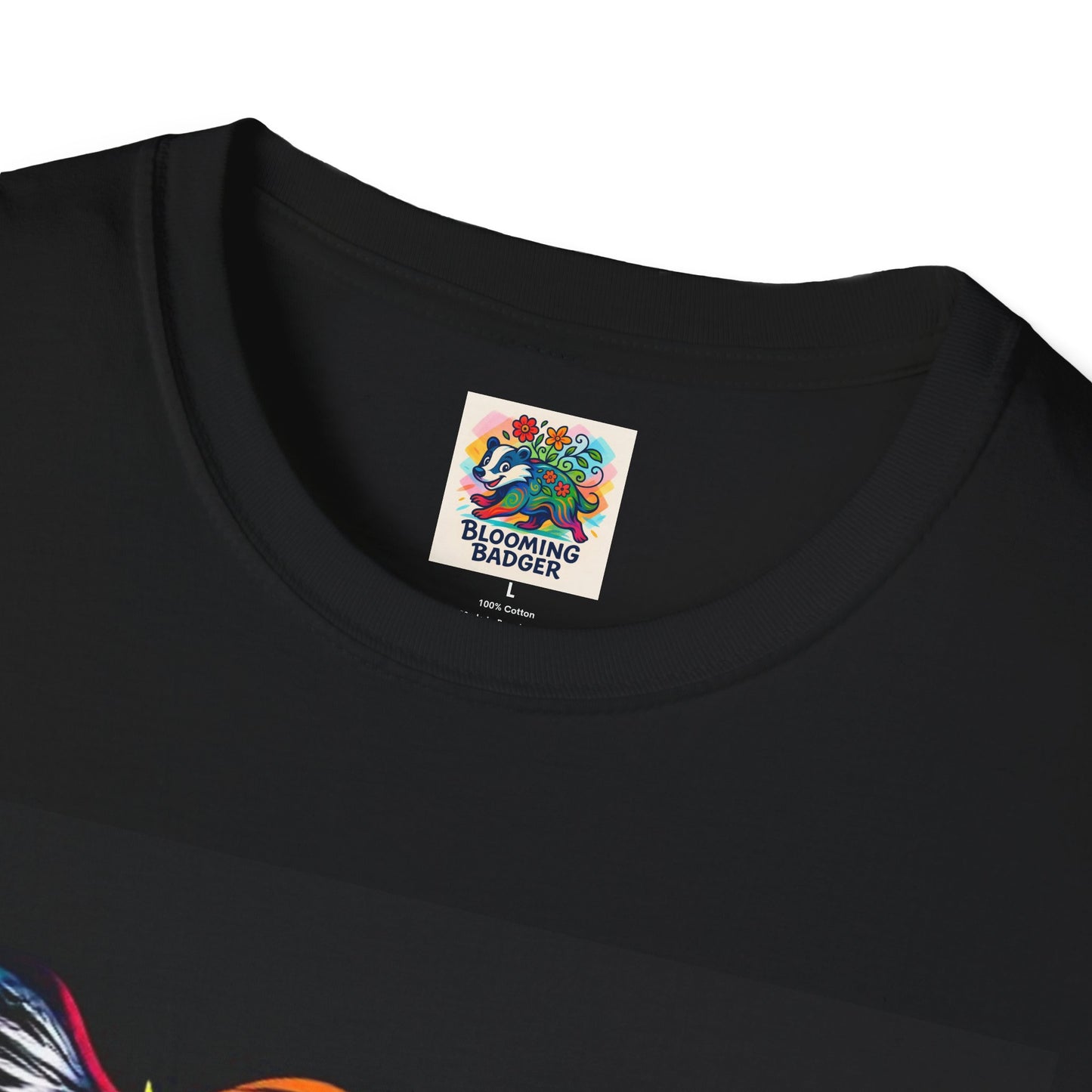 Rainbow Tiger Face T-Shirt