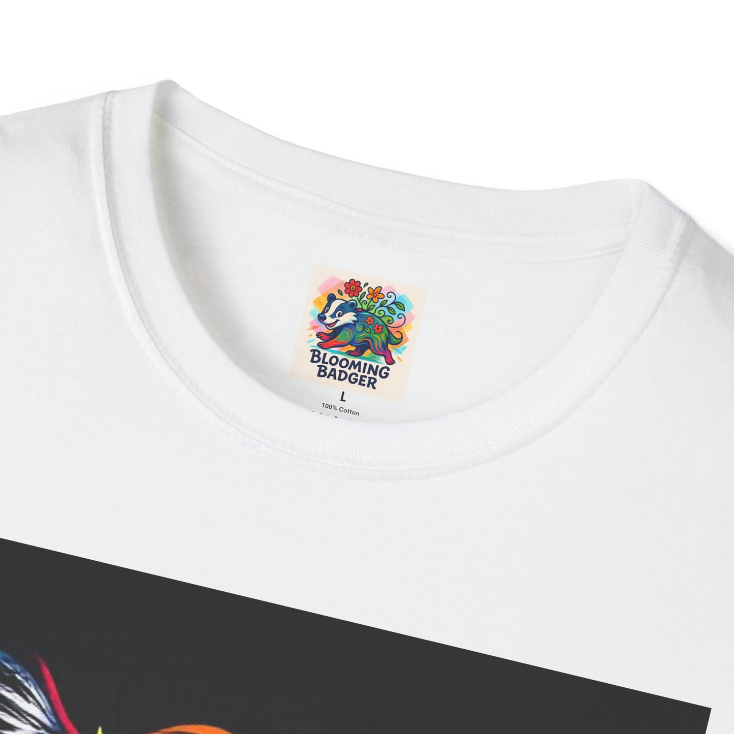 Rainbow Tiger Face T-Shirt