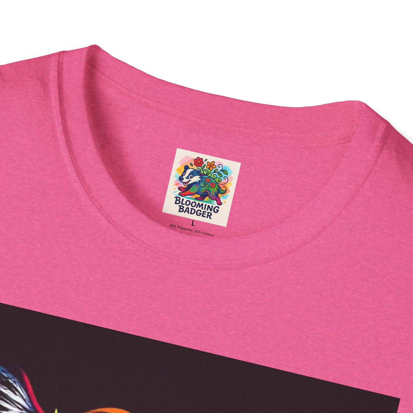 Rainbow Tiger Face T-Shirt