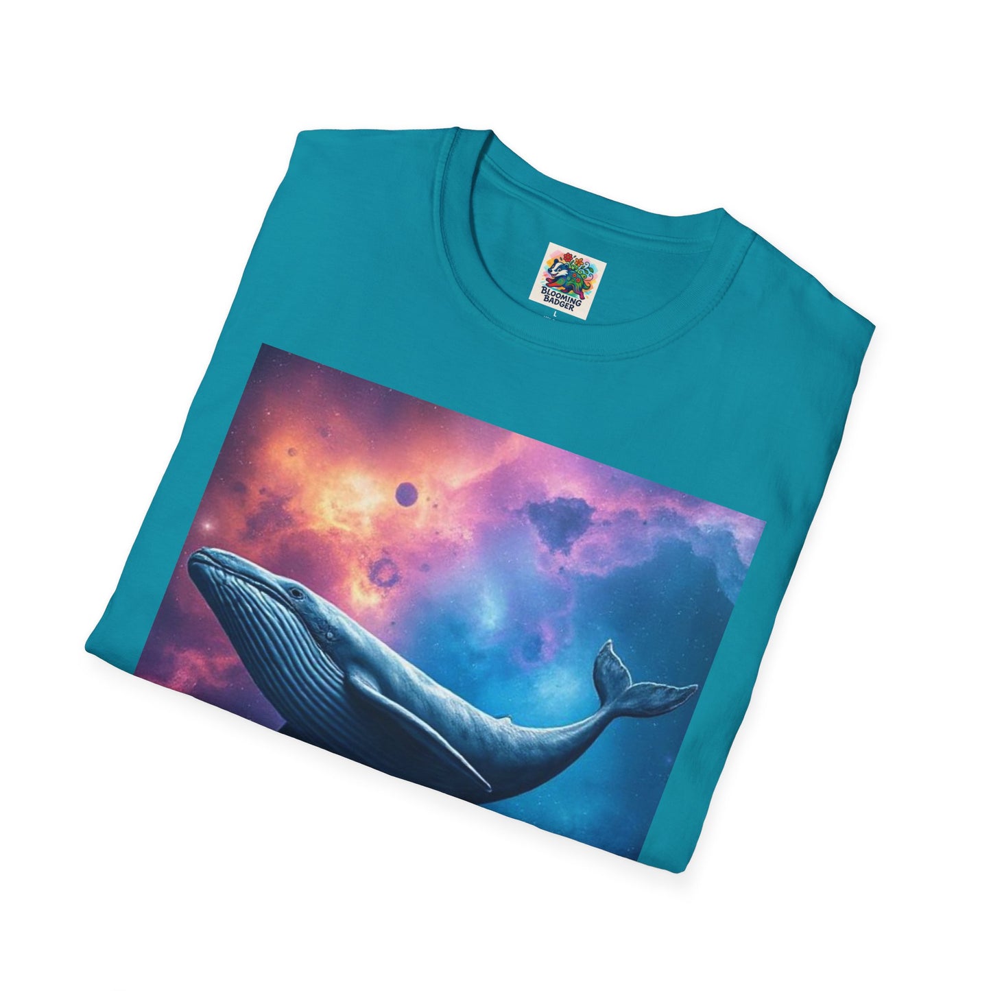 Space Whale Unisex T-Shirt - Cosmic Ocean Graphic Tee