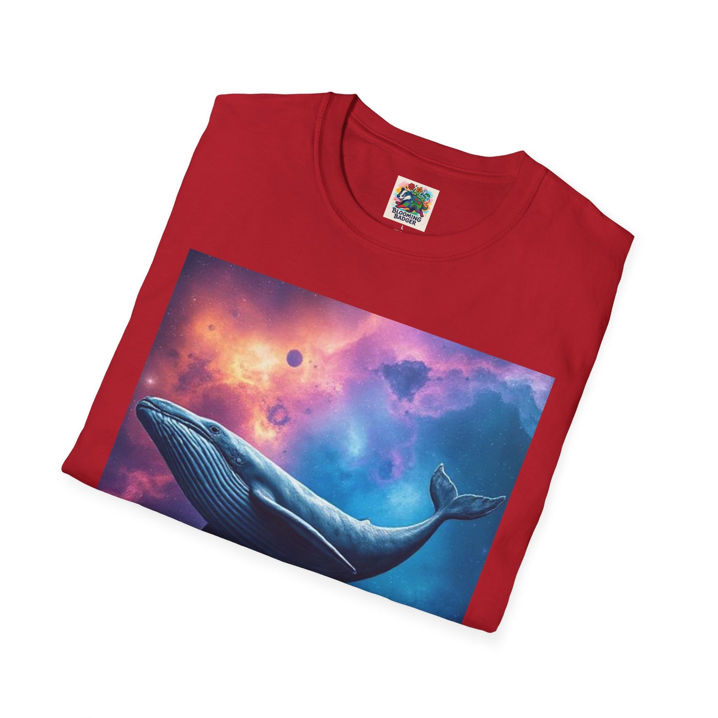 Space Whale Unisex T-Shirt - Cosmic Ocean Graphic Tee