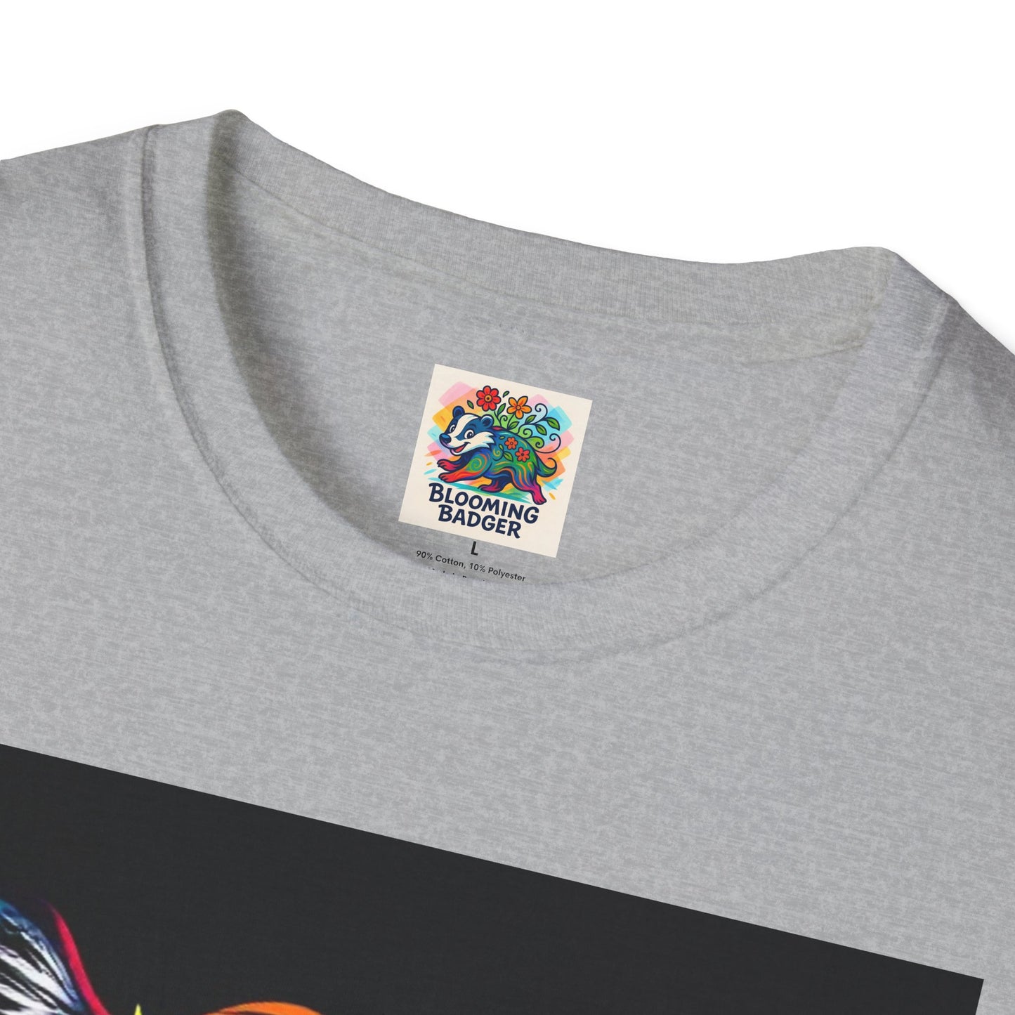 Rainbow Tiger Face T-Shirt