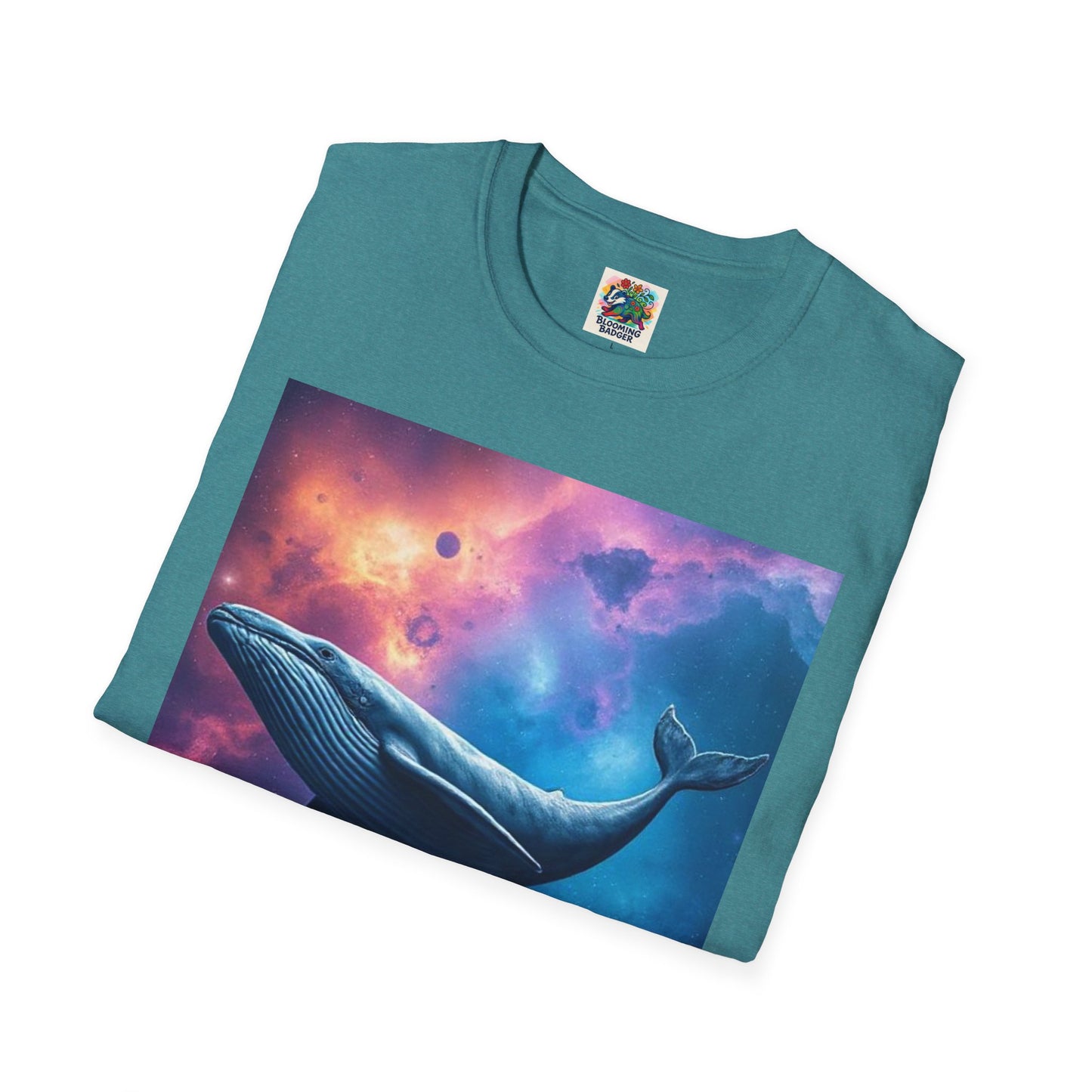 Space Whale Unisex T-Shirt - Cosmic Ocean Graphic Tee