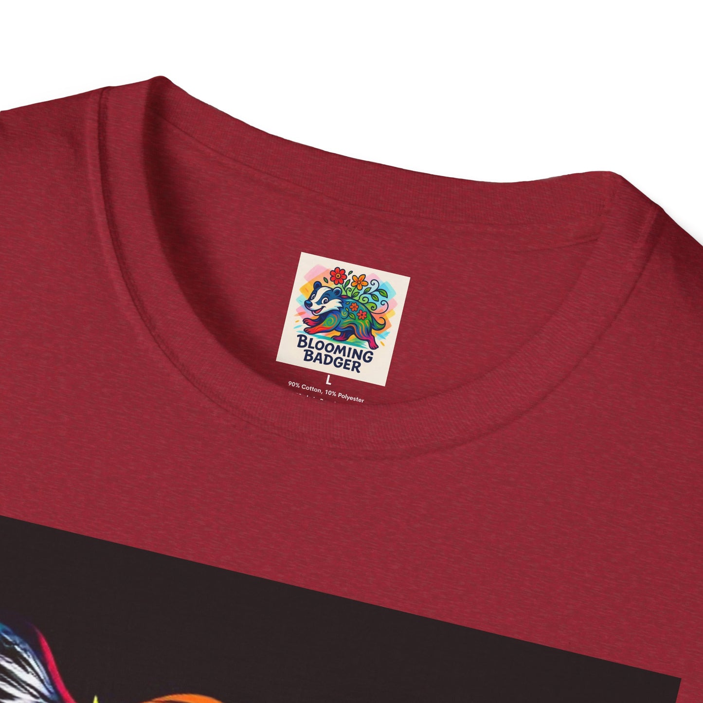 Rainbow Tiger Face T-Shirt