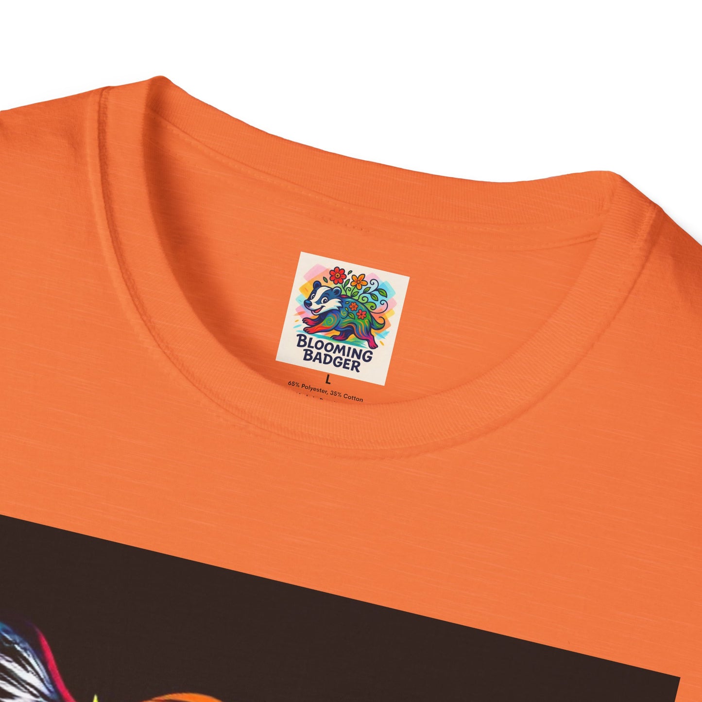 Rainbow Tiger Face T-Shirt
