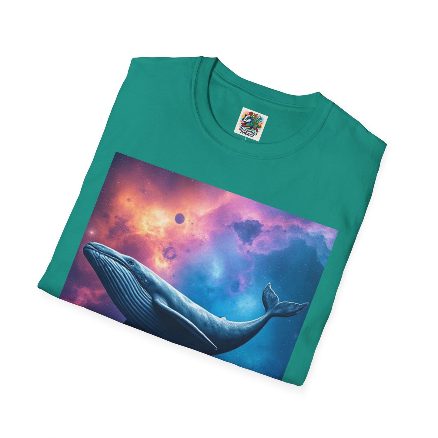 Space Whale Unisex T-Shirt - Cosmic Ocean Graphic Tee